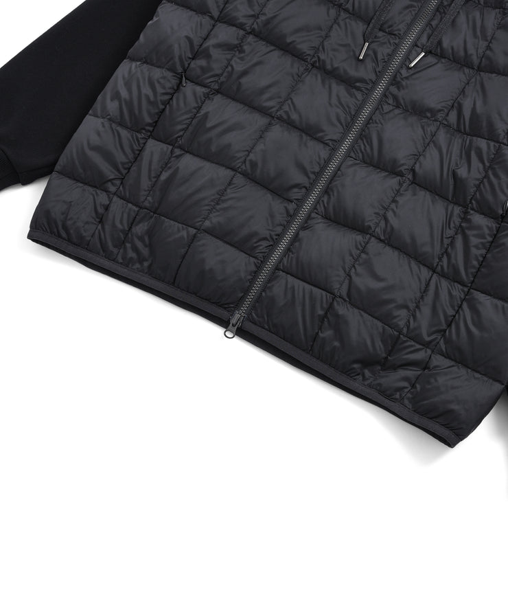 Combination Down Hooded Jacket
