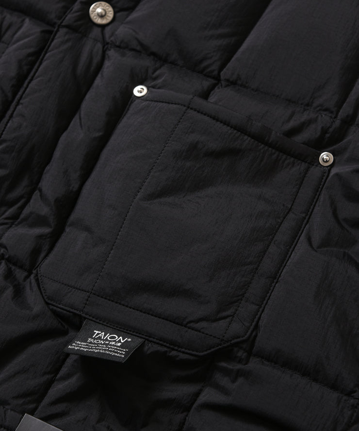 Workwear Front Zip Down Hoodie