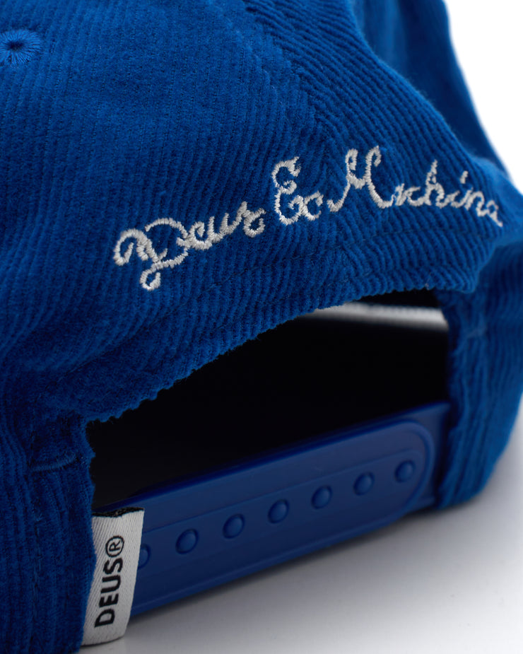 Squeak Cord Cap - Cobalt