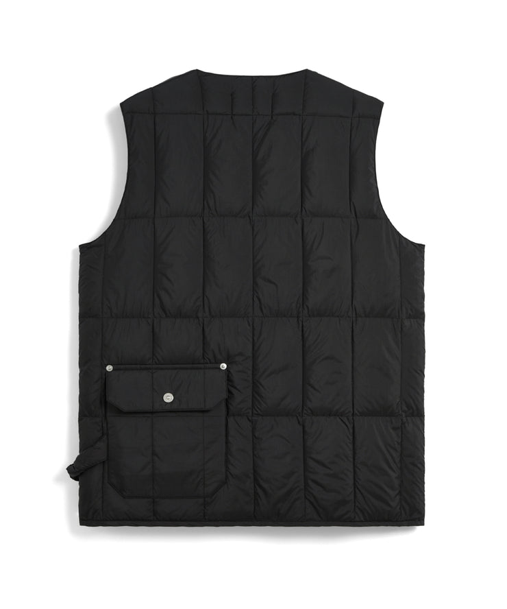Work V-Neck Button Down Vest