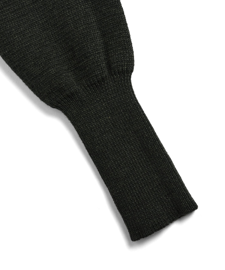 Military Hi-Neck Knit + Down