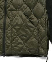 Military Hi-Neck Knit + Down