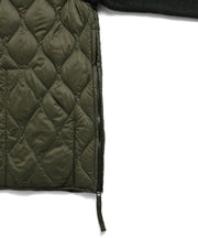 Military Hi-Neck Knit + Down
