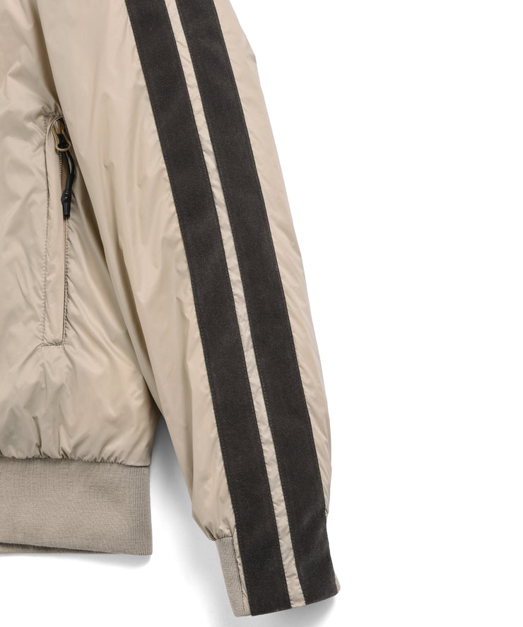 Reversible Track Nylon Down Jacket