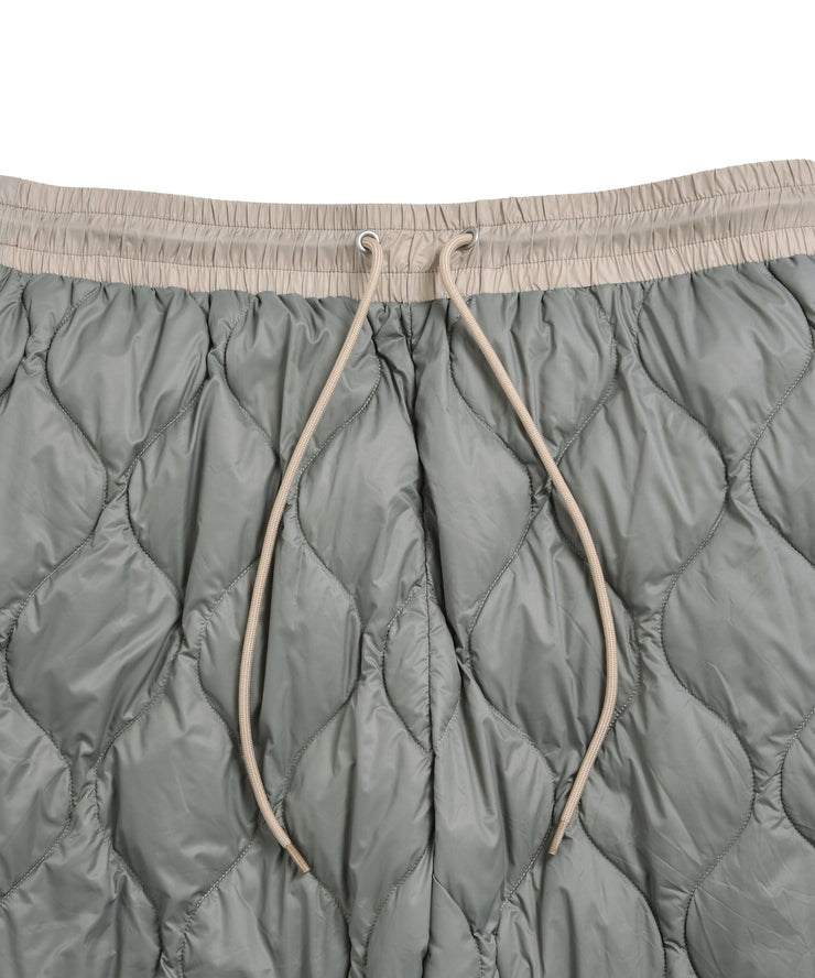 Reversible Track Nylon Down Pants