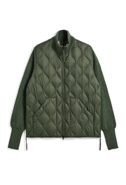 Military Hi-Neck Knit + Down