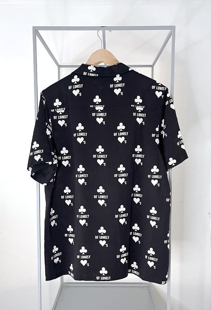 Ksubi Klub of Hearts Resort Shirt - M