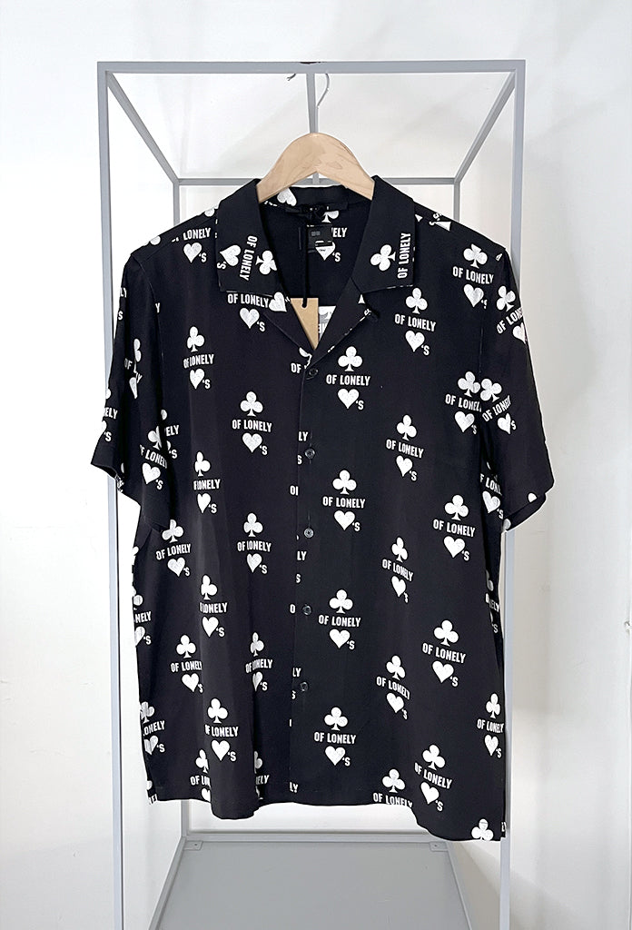 Ksubi Klub of Hearts Resort Shirt - M