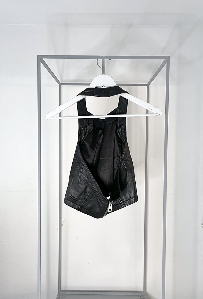 Ksubi Leather Halter - S