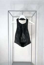 Ksubi Leather Halter - S