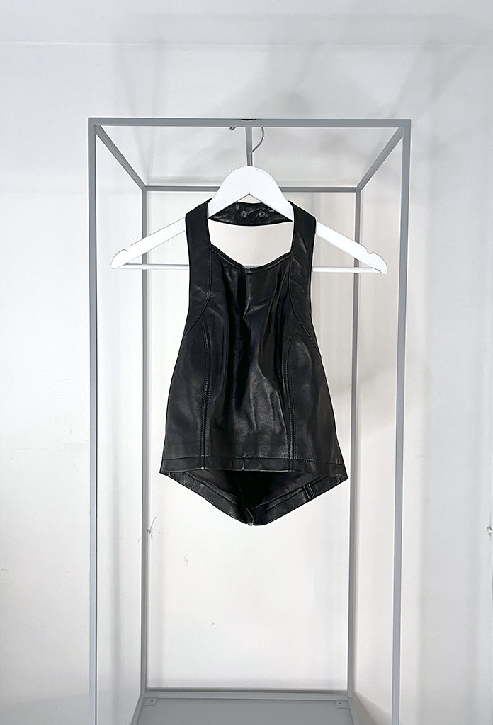 Ksubi Leather Halter - S