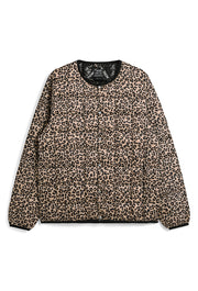 Oversized Crew Neck Button Down Jacket