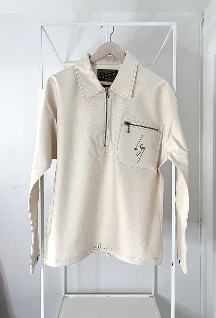 DEUS｜ (SPECTER SMOCK SHIRT (DMF245542-NAT)) Mens Shirt|Deus Ex Machina|Specter Smock Shirt – Deus Ex