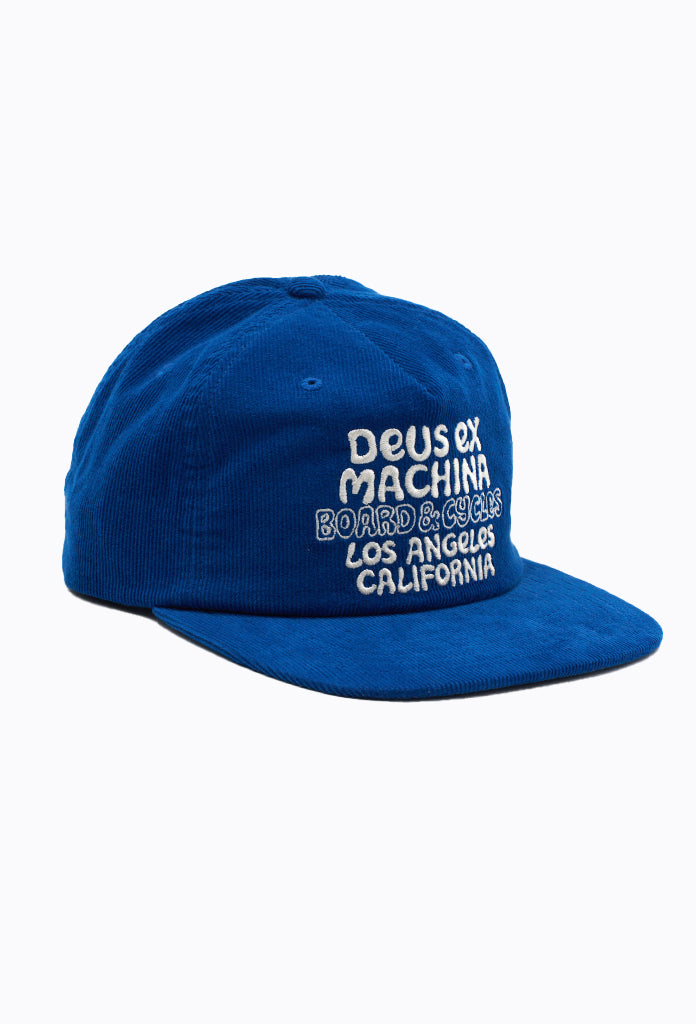 Squeak Cord Cap - Cobalt