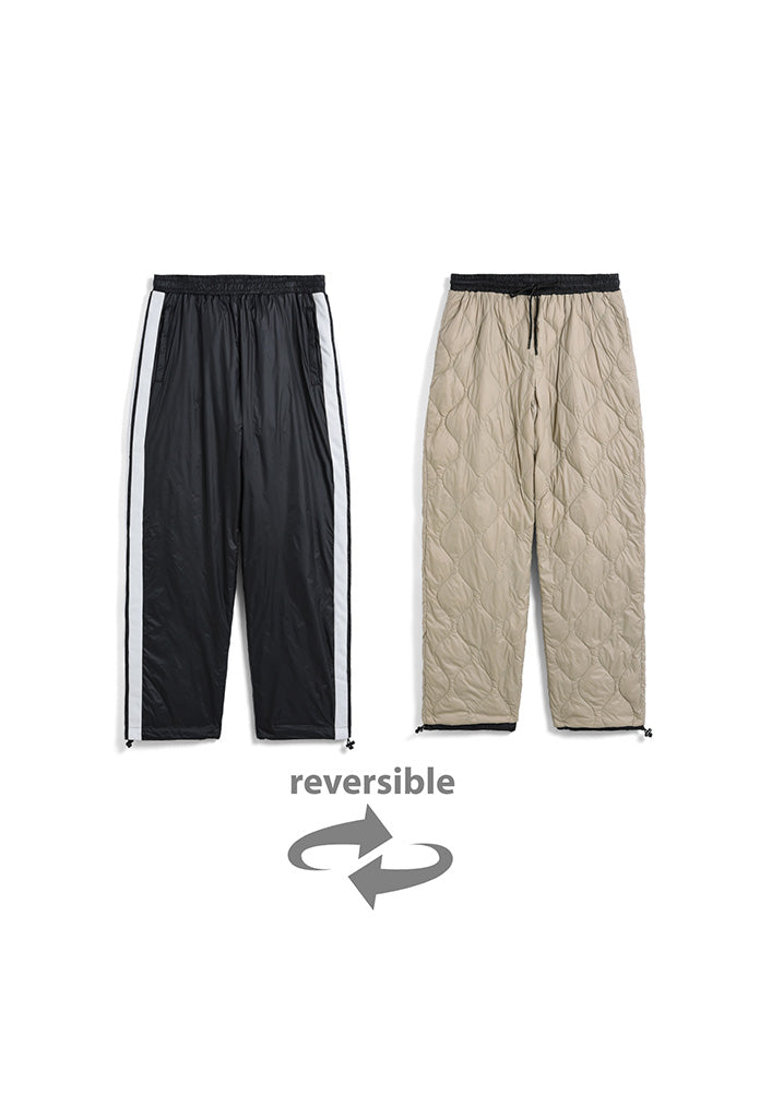 Reversible Track Nylon Down Pants