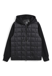 Combination Down Hooded Jacket