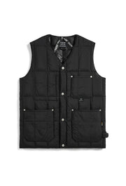 Work V-Neck Button Down Vest