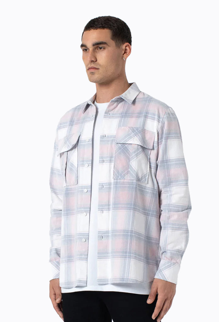 Work Cord LS Shirt - Frost/Musk