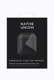 Airpods Marquetry Case - Black