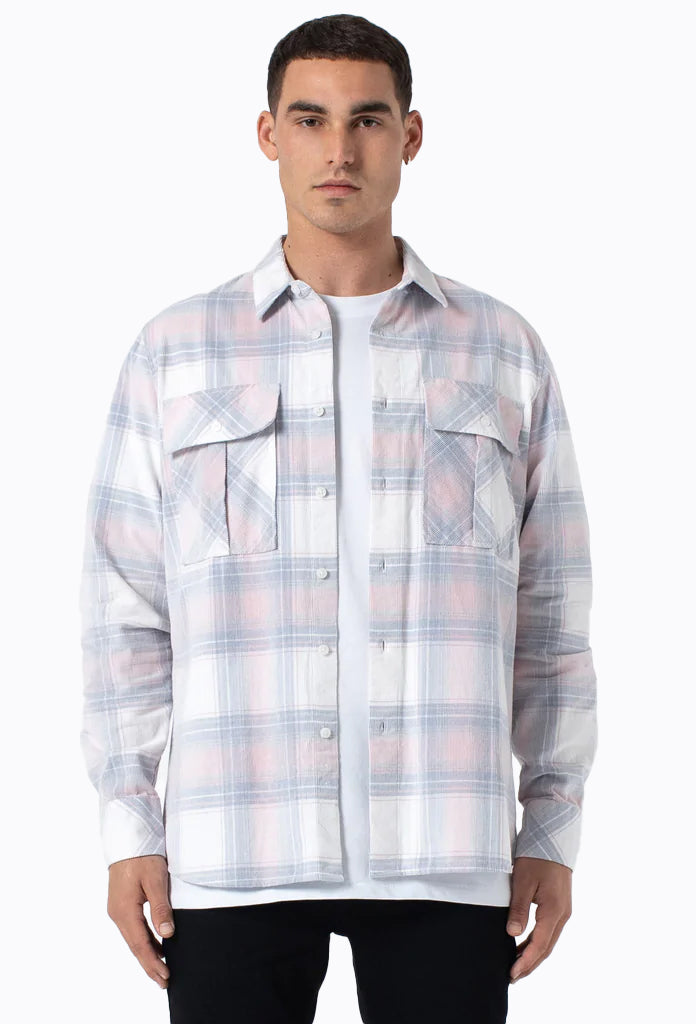 Work Cord LS Shirt - Frost/Musk