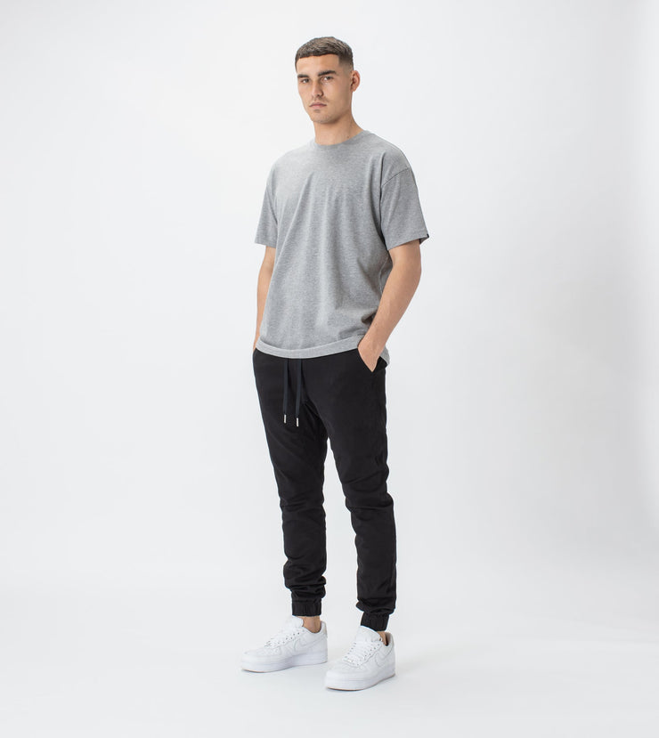 Box Tee - Dk Grey Marle