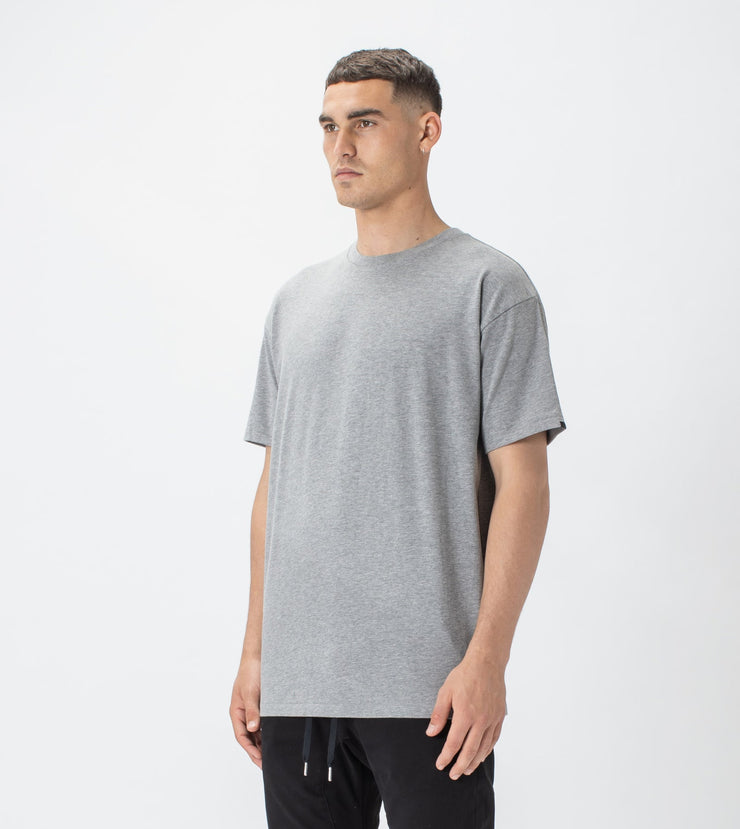 Box Tee - Dk Grey Marle